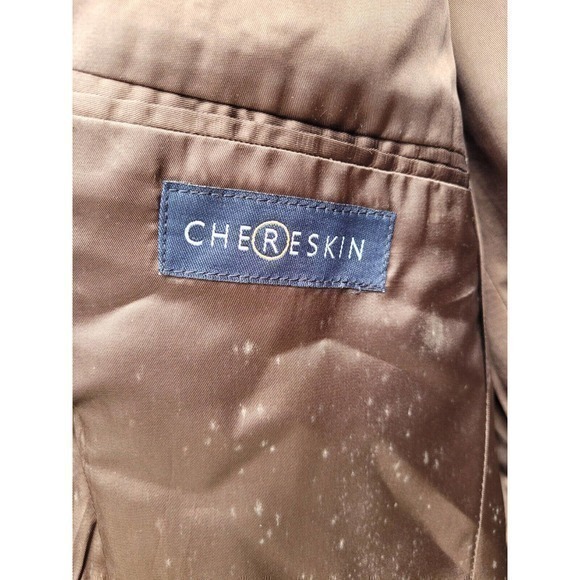 Men's Chereskin Brown Camel Hair Blend 2 Button Blazer Jacket Made in Italy - Picture 4 of 11